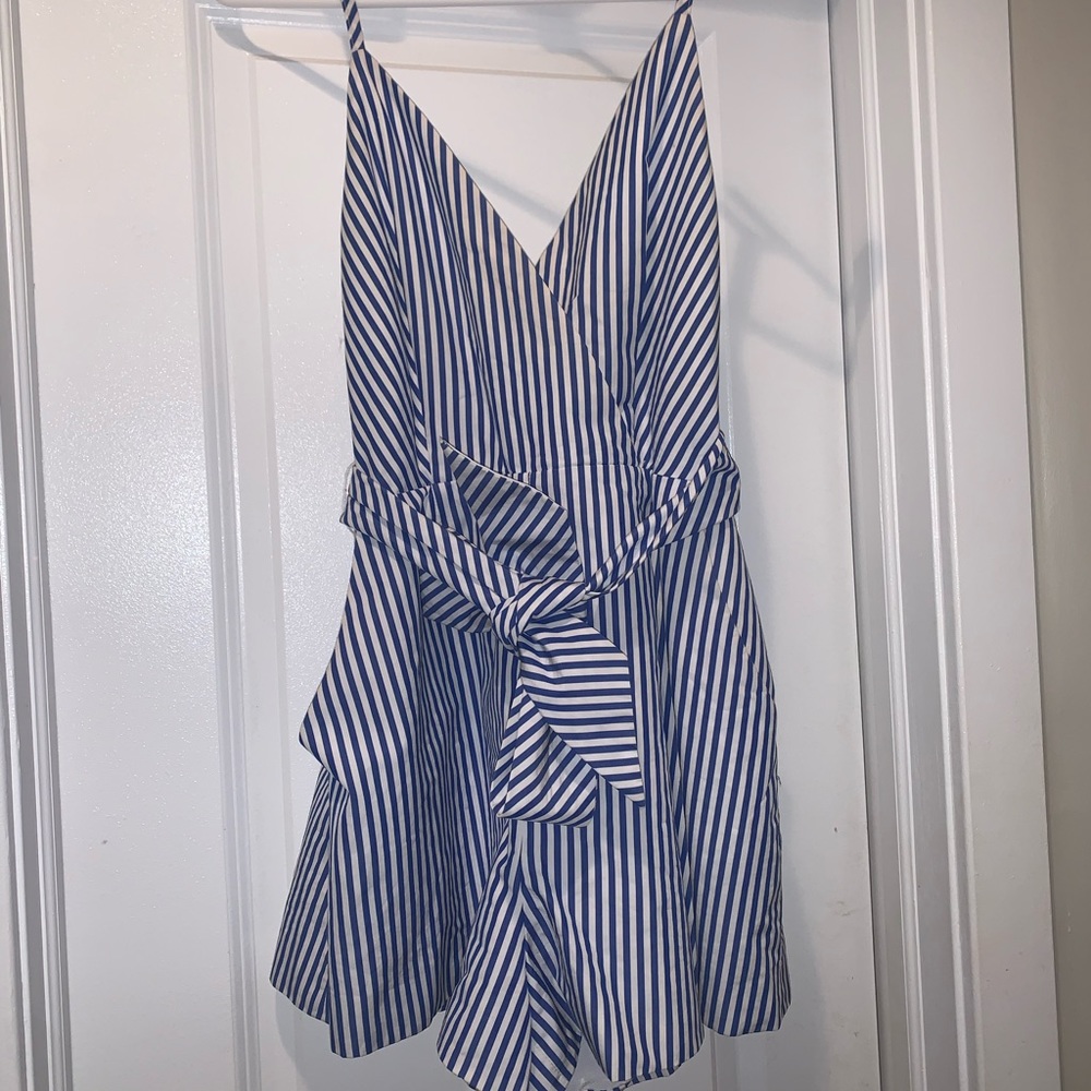 Striped romper